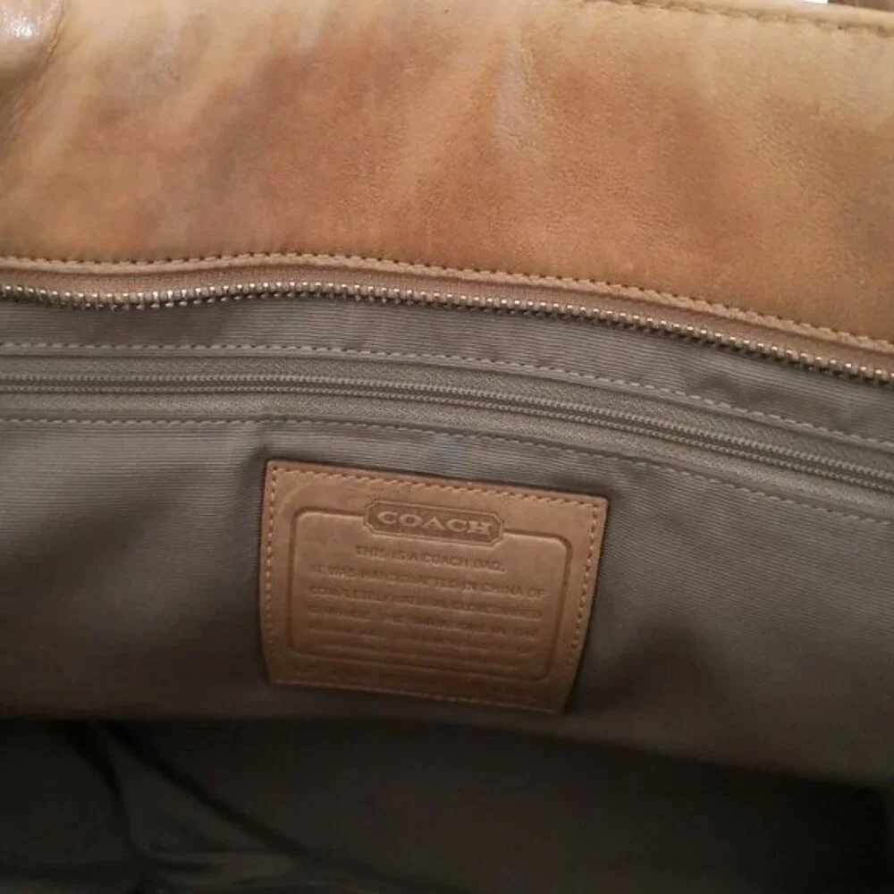 Like‎ New Vintage Coach Hampton Leather Bag